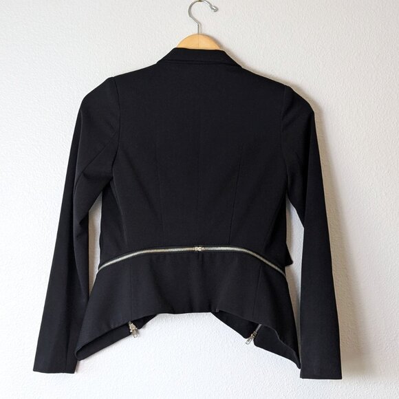Yumi Kim Black Blazer with Zipper Accents - Picture 3 of 8